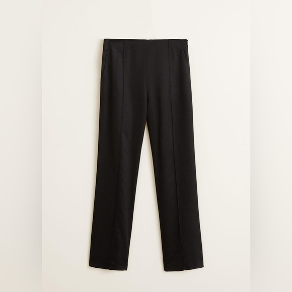 MANGO BLACK PALAZZO TROUSERS  size 4 - Picture 2 of 10